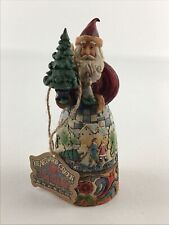 Jim Shore Santa “Simple Gifts” 4008993 Figure 2007 Figurine Painted Scene Tree picture