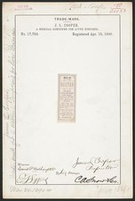 Fort Worth TX Bile Buster Medical Compound Trademark 1890 Liver Disease picture