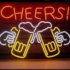 Cheers Beer Bar Open Neon Sign Light Lamp Workshop Garage Collection 24