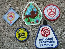 Lot of 5 BSA boy scout patches #11 picture