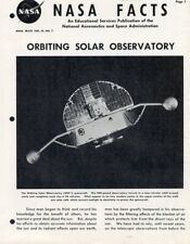 Orbiting Solar Observatory (1966), Original NASA Facts picture