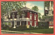 HONOR ROLL and COMMUNITY HOUSE, ST. JOHNSVILLE, N.Y. - 1944 Linen Postcard picture