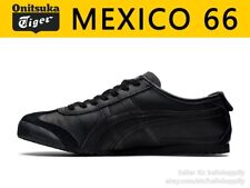 NEW Onitsuka Tiger MEXICO 66 Unisex Shoes Women Men All Black Fashion Sneakers picture