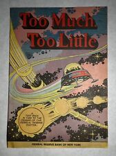 Too Much, Too Little #22 Federal Reserve Bank of NY 1989 Comic Book picture