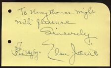 Elsie Janis d1956 signed autograph 3x5 Cut American Actress Musicals and Comedy picture