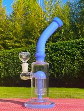 11 Inch Hookah Glass Water Pipe Bong W/ Large Percolator Bubbler & Bowl picture