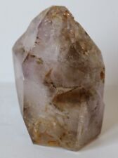 XL 3.46 LB  Polished Madagascar Pale Amethyst Quartz Crystal w/ Moveable Enhydro picture