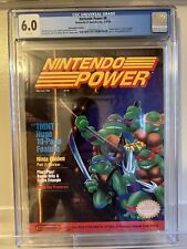 Nintendo Power Magazine #6 Teenage Mutant Ninja Turtles TMNT CGC Grade 6.0 WP picture