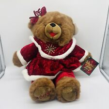 Snowflake Teddy 2005 Dan Dee Collectors Choice Christmas Plush Brown Bear 20
