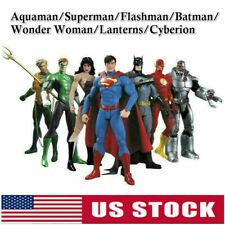 7PCS DC Comic Justice League Wonder Woman Batman Superman Figures Toys (No Box) picture