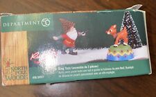 Department 56 Ring Toss Set Of 2 North Pole Woods Retired Rudolph  Santa picture