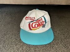 Vintage 90s Diet Coke Soda Hat SnapBack Taste It All - Coca Cola Cap Made In USA picture