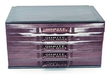 OHMITE Plastic Cabinet  LIttle Devils Electrical Resistors Storage Five Drawers picture