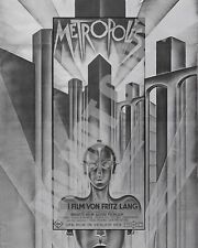 1927 Sci-Fi Metropolis Movie de Fritz Lang Poster Collage Art - B - 8x10 Photo picture