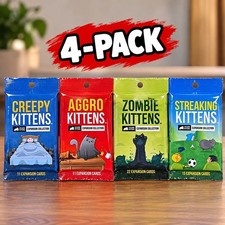 Exploding Kittens Expansions: Creepy, Aggro, Zombie & Streaking Kittens picture