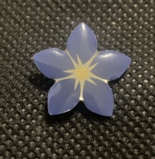 Alzheimers, Dementia Forget Me Not Pin Badge - Enamel Flower (j) picture
