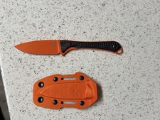 Benchmade 15201OR Altitude Fixed Blade S90V Orange Carbon Fiber Knife NEW picture