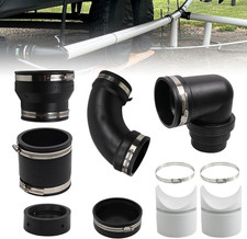RV and Camper Sewer Waste Plumbing Connection System Kit Compatible with 3" PVC picture