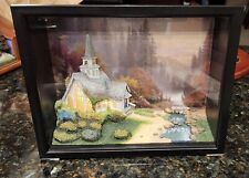Forest Chapel Lighted Shadow Box  by Thomas Kinkade picture