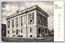 Joplin MO-Missouri, Post Office Building, B&W, Antique Vintage Post Card picture