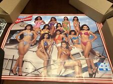 Vtg 1995 Budweiser Beer Poster Girls In Bikinis Anheuser Busch Chicago  20”x26” picture