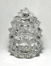 TIFFANY & Co.  ~ Beautiful Solid Crystal 2-Pc TRINKET BOX (Pinecone Design) picture
