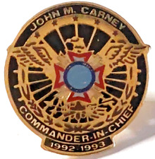 VFW C-in-C 1992-1993 John M. Carney Lapel Pin picture