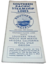 MAY 1939 SOUTHERN PACIFIC STEAMSHIP MORGAN LINES S.S. DIXIE BOOKLET picture