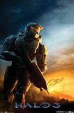 (AI Upscaled) CUSTOM ORDER Halo 1,2,3,4 at 24x34 picture