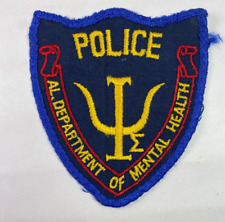 Alabama Mental Health Police AL Patch D5A picture