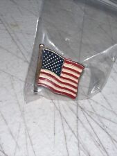 Vintage United States 50 Star Flag Brass Pin 3/4