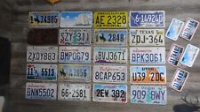 25 Craft License Plates Road Kill License Plates with damage great for crafts picture