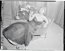 Magda Gabor on Lounger 1955 Photo - New York, New York: One of the three famous picture