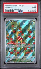 PSA 9 Shuckle Illustration Rare 136/132 Pokemon Mega Evolution picture