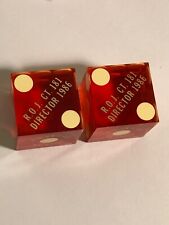 1986 Royal Order of Jesters Ct 181 casino dice Dick Davis MINT 110822aADZIE picture