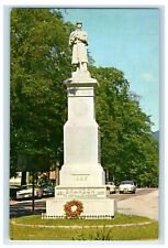 c1960's Civil War Monument Soldier Brandon Vermont VT Vintage Postcard picture