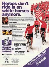 1997 Boston New York Aids Ride American Flag 1990S Vtg Print Advertisement 8X11 picture