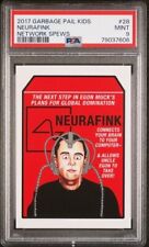 2017 Garbage Pail Kids #28 Neurafink PSA 9 Elon Musk Rookie Card ONLY 175 Made picture