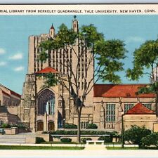 c1940s New Haven, Conn Yale University Berkeley Quadrangle Sterling Library A205 picture