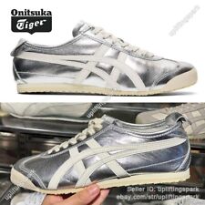 NEW Onitsuka Tiger Mexico 66 THL7C2-9399 - Stylish Silver Yellow/Black Design picture
