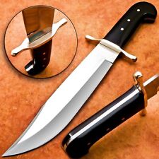 UNIQUE CUSTOM HANDMADE D2 STEEL BLADE BOWIE FULL TANG HUNTING KNIFE, HORN 9522 picture