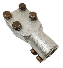 1inch N2 A353-65 Tee Conductor Clamp Connector Aluminum Alloy w/Copper Bolts NEW picture