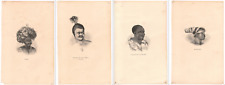 1842 'People of the World' Engraving (4) NEW GUINEA, TIMOR, TASMANIA, AUSTRALIA  picture