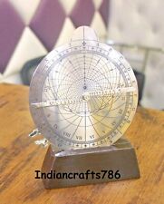 Antique Astrolabe Navigation Device Star Observation Astrolabe With Wooden Stand picture