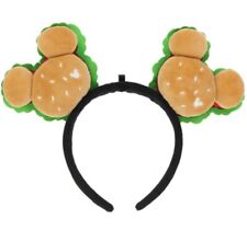 Japan Tokyo Disney Resort Store Ears HeadBand Hat Cap Hamburgers Food Mickey Pao picture