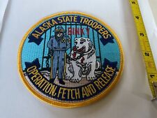 Alaska States Trooper  collectible patch full size not worn picture