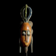 African mask Hand Carved Wooden Tribal African Art Face Mask African Guro-9820 picture