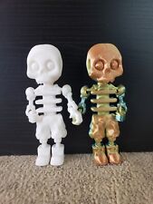 3D Printed Skeleton Rainbow + White Set Of 2 Decor Collectibles Props Halloween picture
