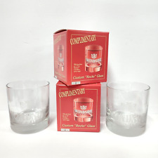 Lot of 2 Windsor Canadian Whiskey Bar Glasses picture