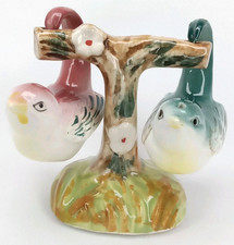 Empress Bird Salt & Pepper Shaker Set With Original Sticker Japan Vintage 1950s picture